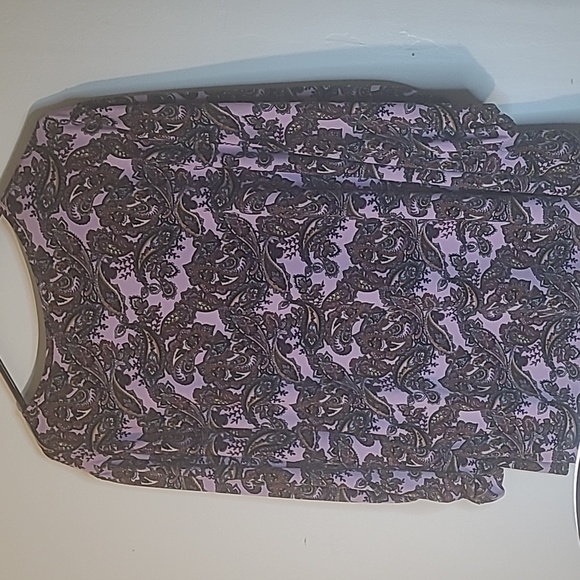 Cato Fashion 18/20W Blouse multicolored shirt 94%Polyester 6%Spandex EUC NWOT - Picture 4 of 4